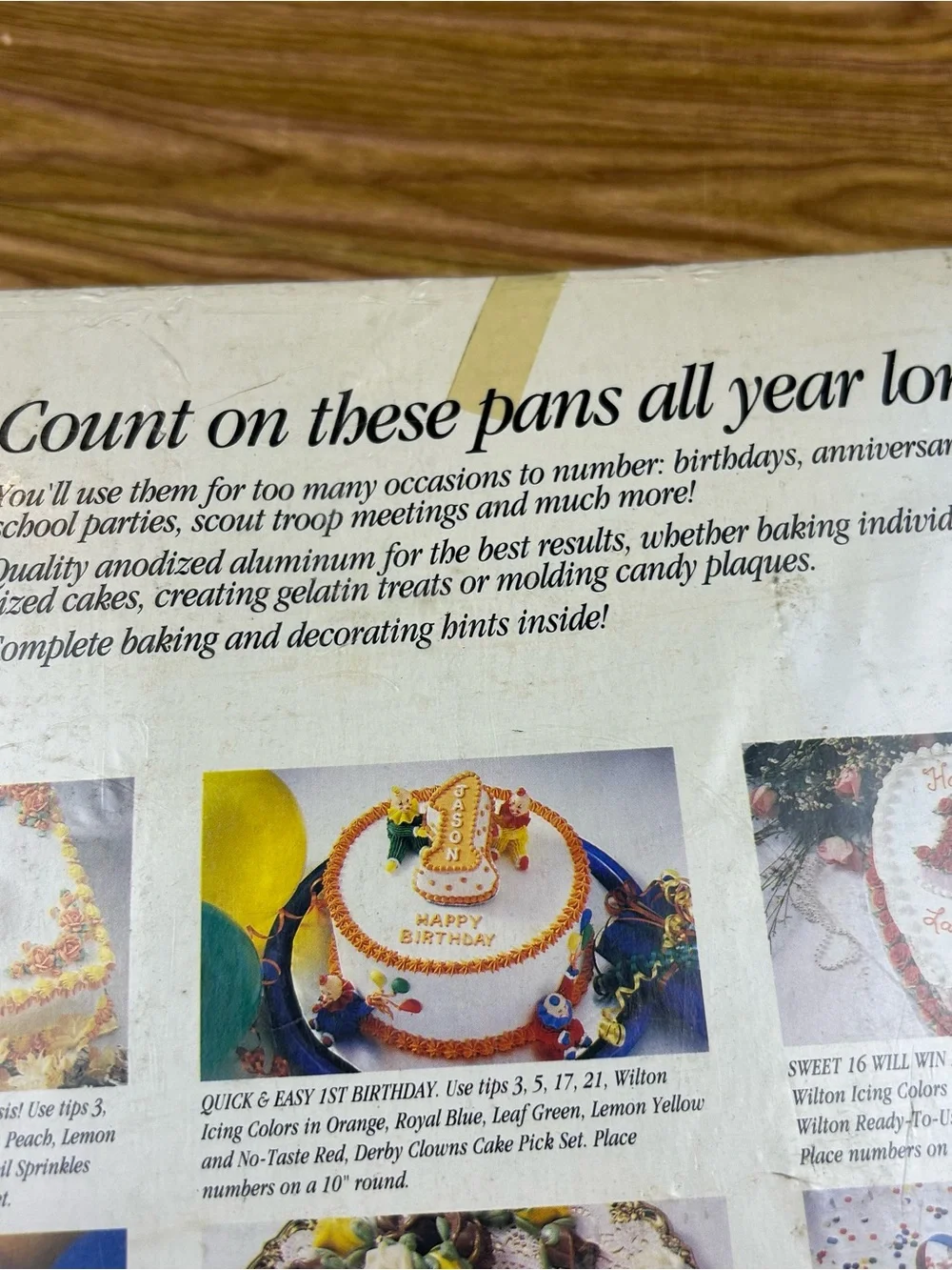 Vintage Wilton Numbers Cake Pans 0-9 Plus ? 1993 NEW New Old Stock Cake Pan Set